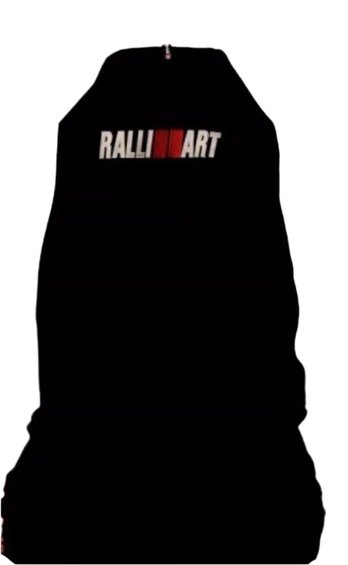 2 x JET BLACK RALLIART THROW OVER SLIP ON SEAT COVERS, AXS LIFETIME WARRANTY