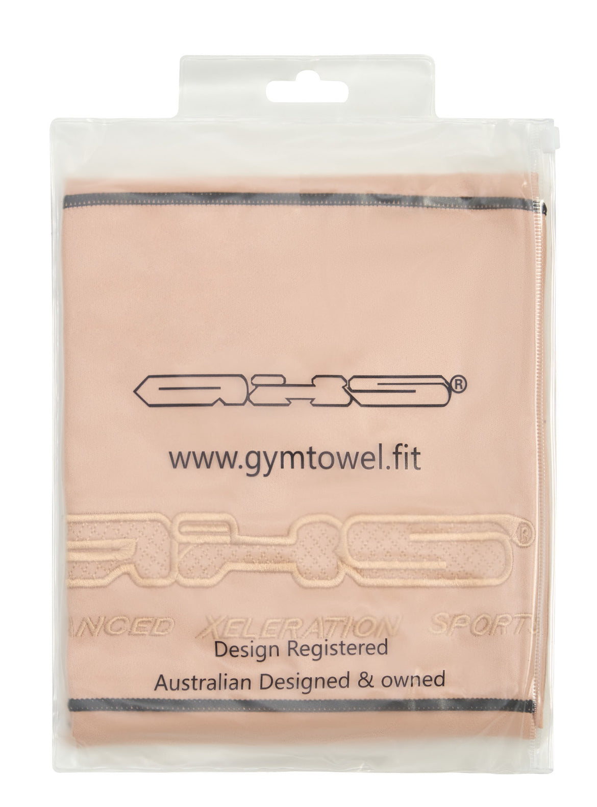 AXS Kraker Hooded Gym Towel Mocha