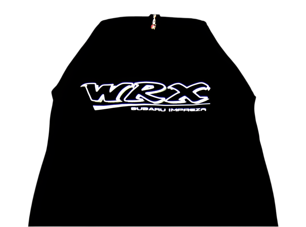 Pair Of Superior Quality Aussie Made Black WRX Throw Over Slip On Seat Covers