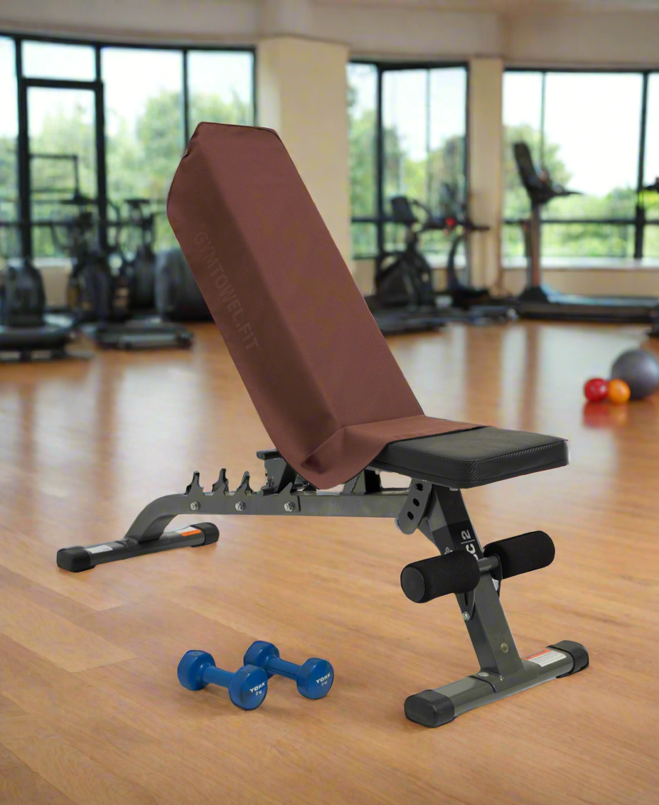 AXS Kraker Hooded Gym Towel Chocolate Brown