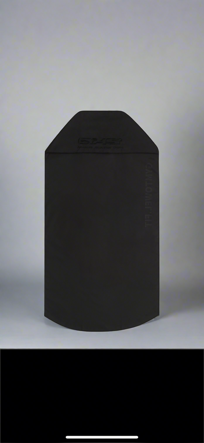 AXS Black Hooded Gym Towel