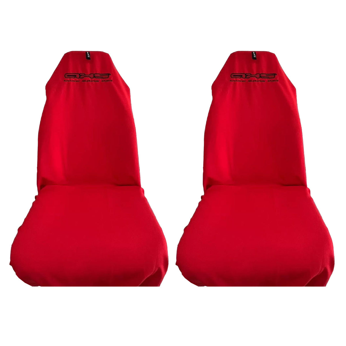 AXS Classic Red & Black Logo Slip On Seat Cover