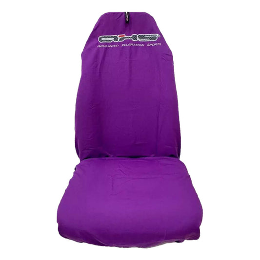 Single AXS Classic Deep Purple Throw Over Slip On Seat Cover