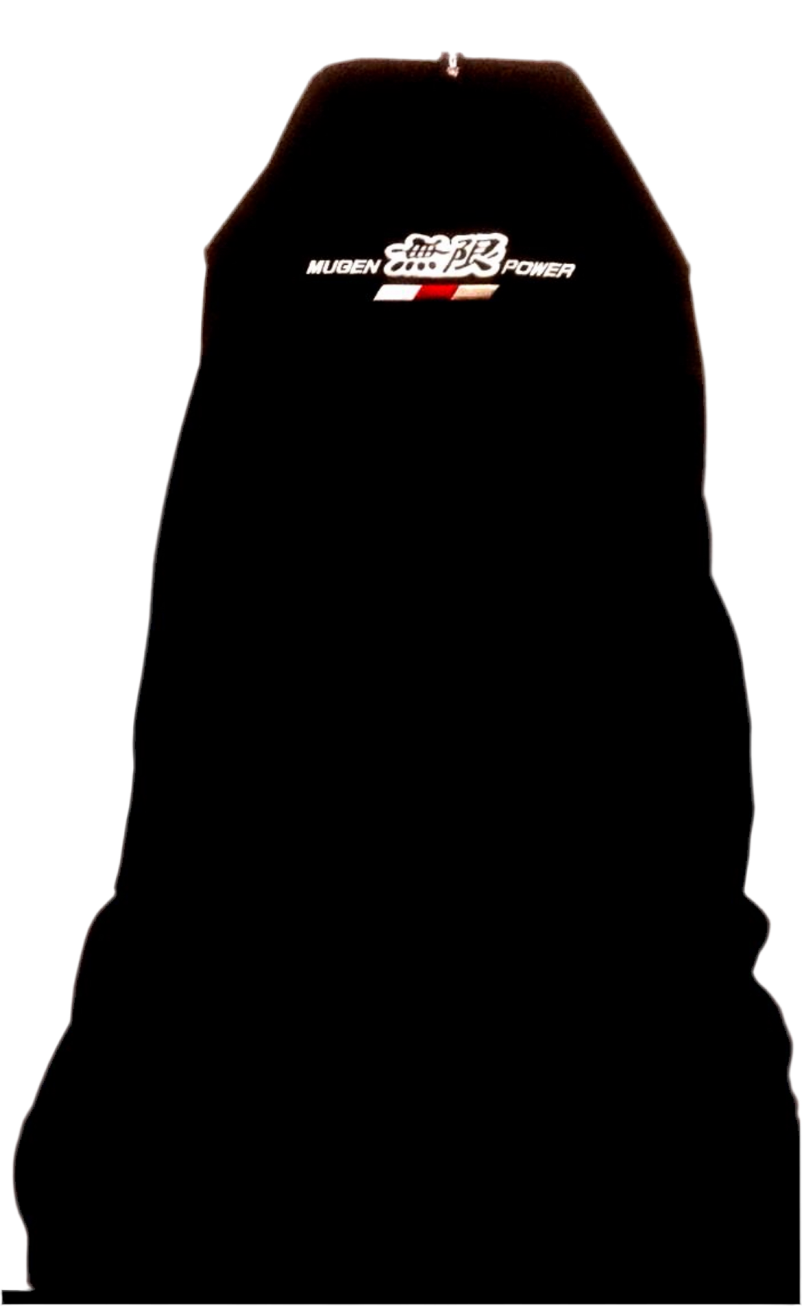 Pair Of Superior Quality Black HONDA MUGEN AXS Throw Over Slip On Seat Covers