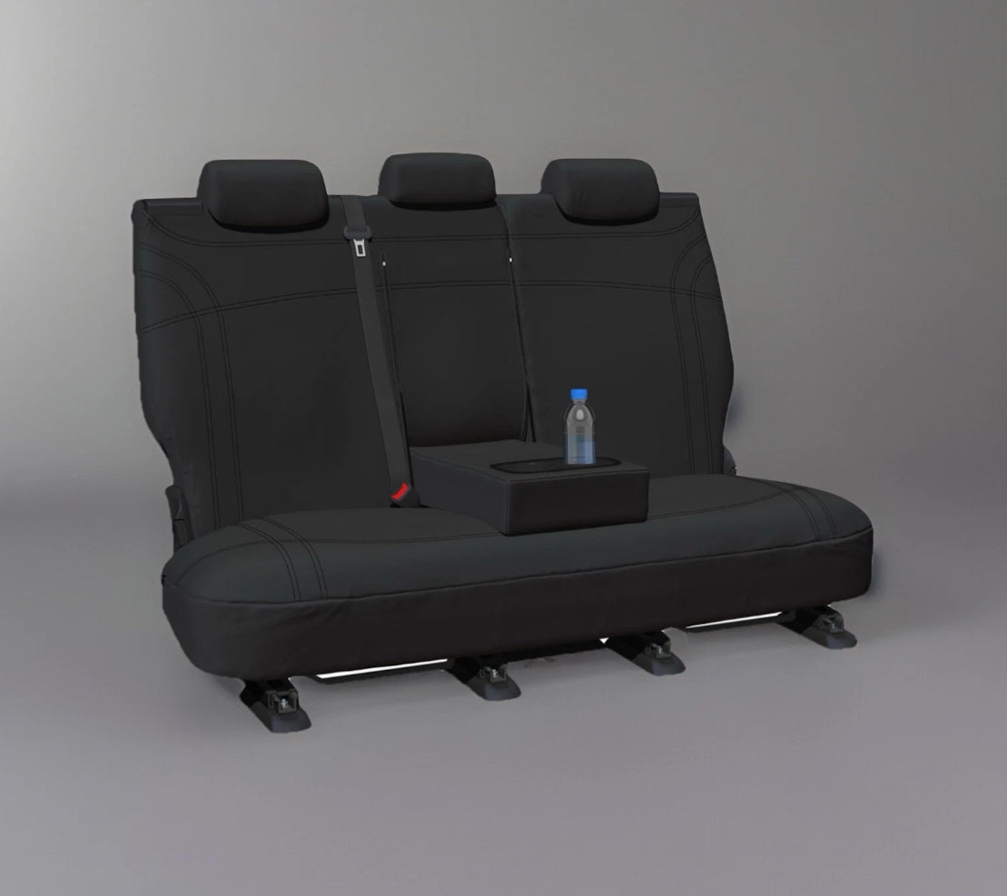 Superior quality Tailor Made Black AXS Full Neoprene Seat Covers Suit Mitsubishi Triton Dual Cab 12/2023 - 2024 - 2025