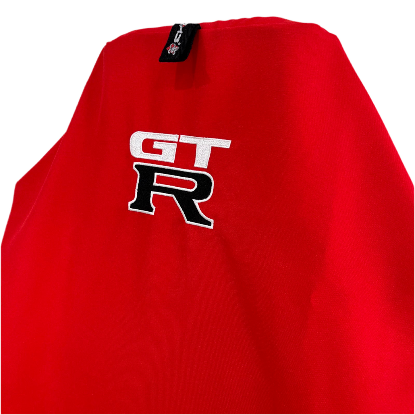 Pair Of Red NISSAN SKYLINE GTR Throw Over Slip On Seat Covers