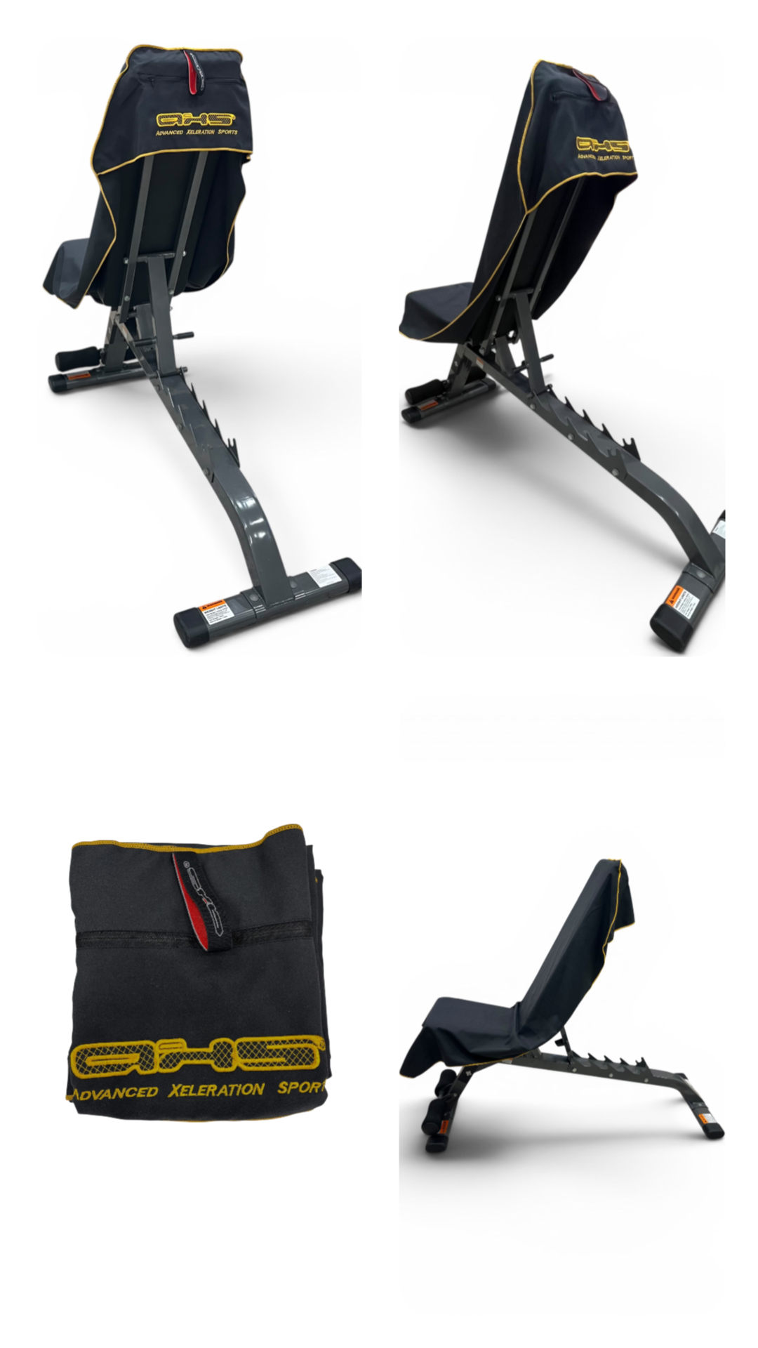 Best Seller! Version 2.0 Gold on Black AXS Pro Gym Bench-Beach-Car Seat Towel (XL)