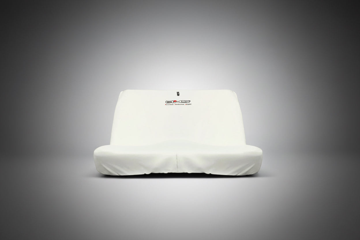 Arctic White AXS Universal 2 Piece Rear Car Seat Cover set
