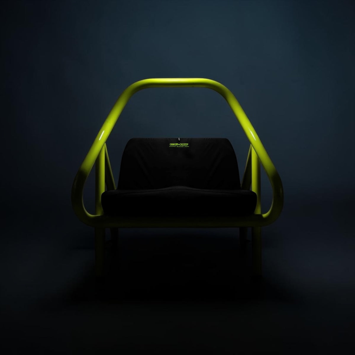 Neon Yellow on Black Universal AXS Slip-On's - Also fit Recaro & Bride Seats