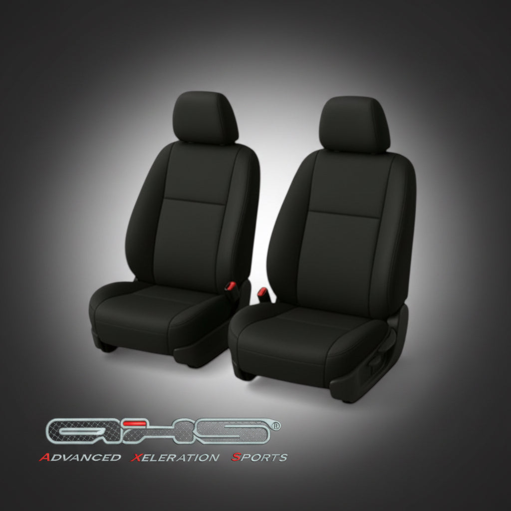 AXS Black Front Pair Full Neoprene Seat Covers Suit Ford Ranger PX