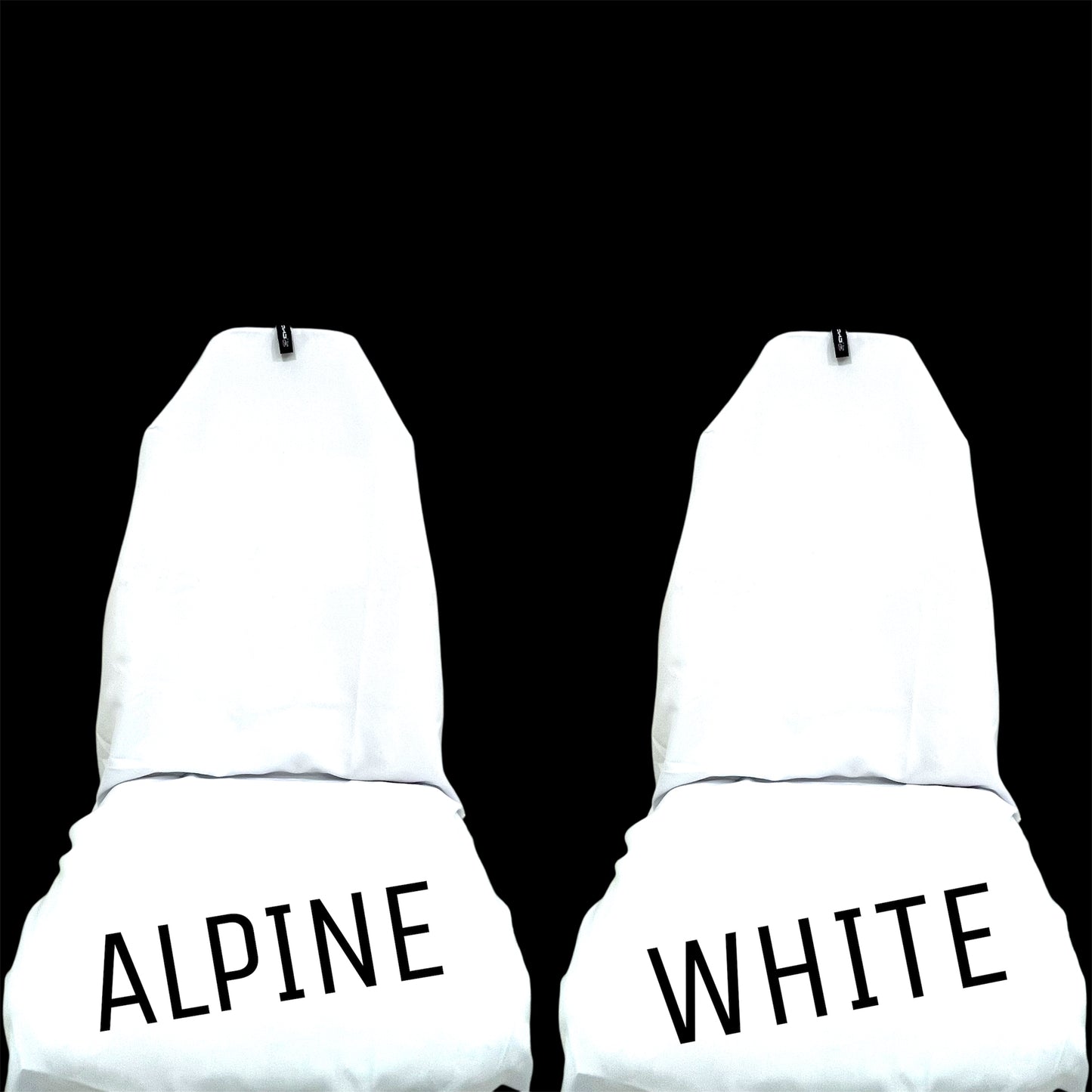 🇦🇺 Hand Made Classic Plain White AXS Slip On Pro Sports Seat Covers