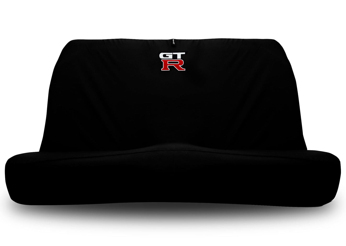 🇦🇺 Made Jet Black GTR 2 Piece Rear Car Seat Covers