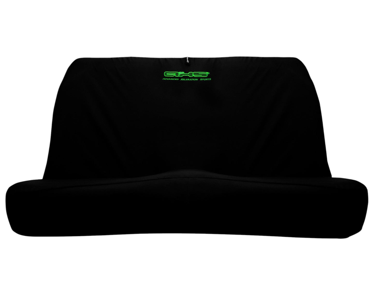 Neon Viper Green AXS on Black Universal 2 Pce Rear Slip On's