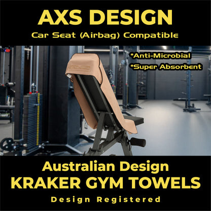 AXS Gym/Car Throw Towel Beige…Save 10 sale now on!!