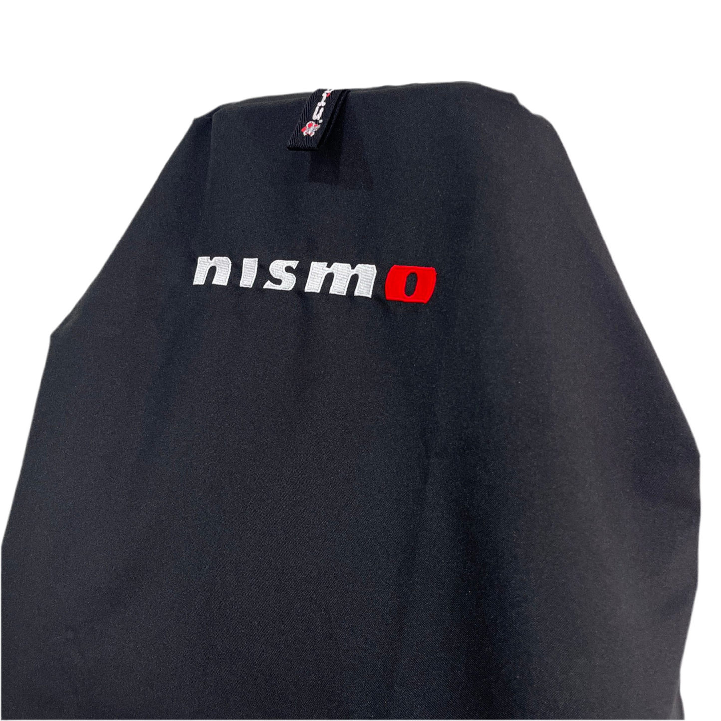 Pair Of Superior Quality Aussie Made Black NISMO NISSAN SKYLINE GTR AXS Throw Over Car Seat Covers