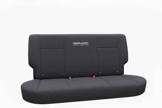 Mid Grey AXS Logo Rear Car Seat Cover Set