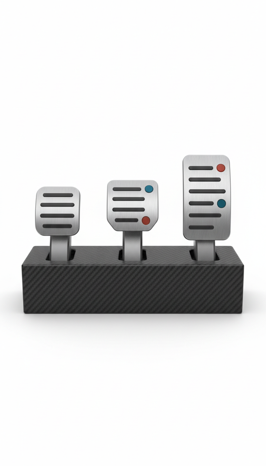 Performance Pedal Set In Brushed Aluminum