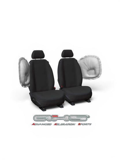 Universal Black Canvas AXS Car Seat Covers