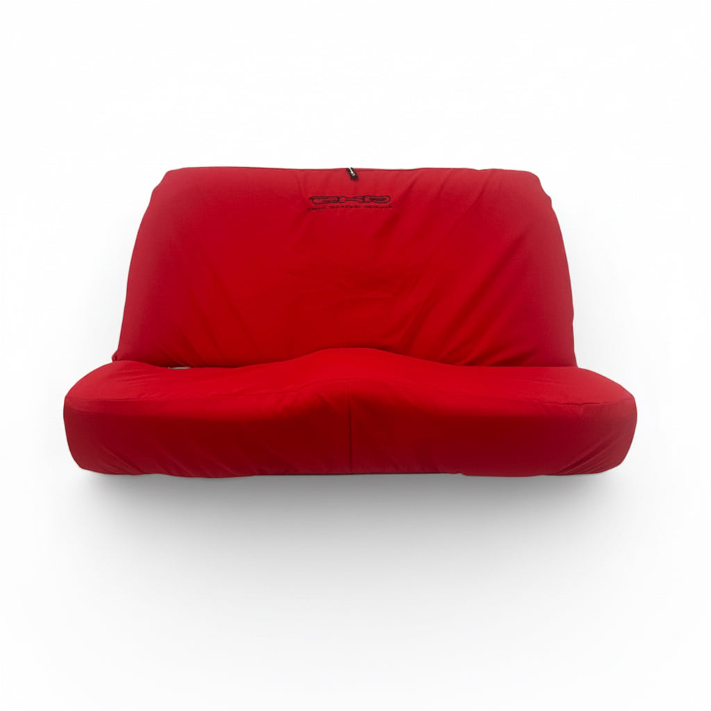 🇦🇺 Hand Made Red AXS Universal Rear Bench Car Seat Cover Set