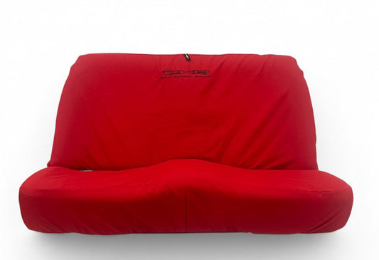 🇦🇺 Hand Made Red AXS Universal Rear Bench Car Seat Cover Set
