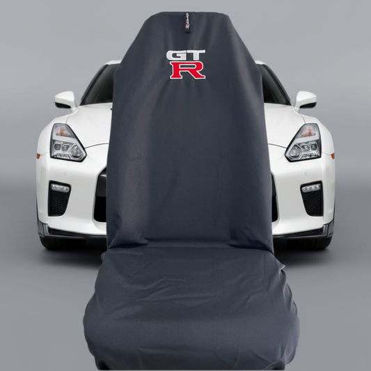 Black Pair Seat Covers To Fit GTR Front Sports Seats 🇦🇺