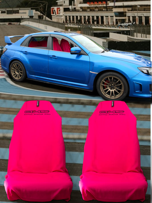 🇦🇺 Hand made AXS Classic Hot Pink Slip On Pro Sports Seat Covers