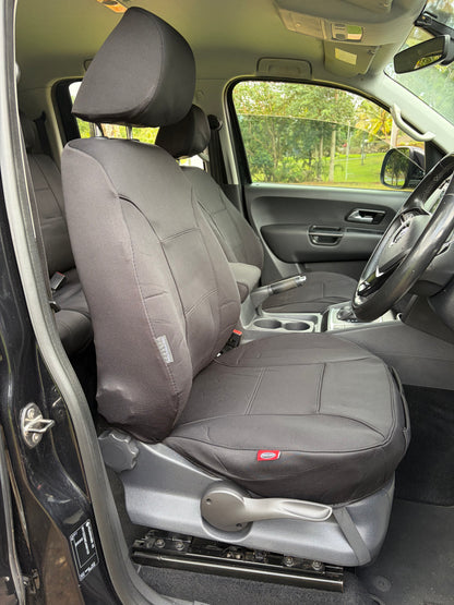 Superior quality Tailor Made Black AXS Full Neoprene Seat Covers Suit 2015, 2016, 2017, 2018 VW Amarok 550 Highline