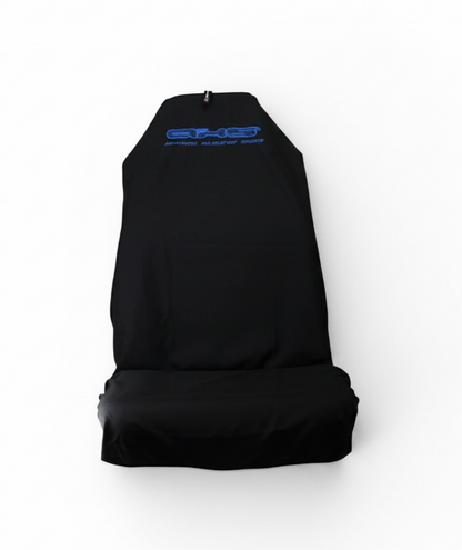 🇦🇺 Hand Made Fluro Blue on Black AXS Slip-on Pro Sports Seat Covers