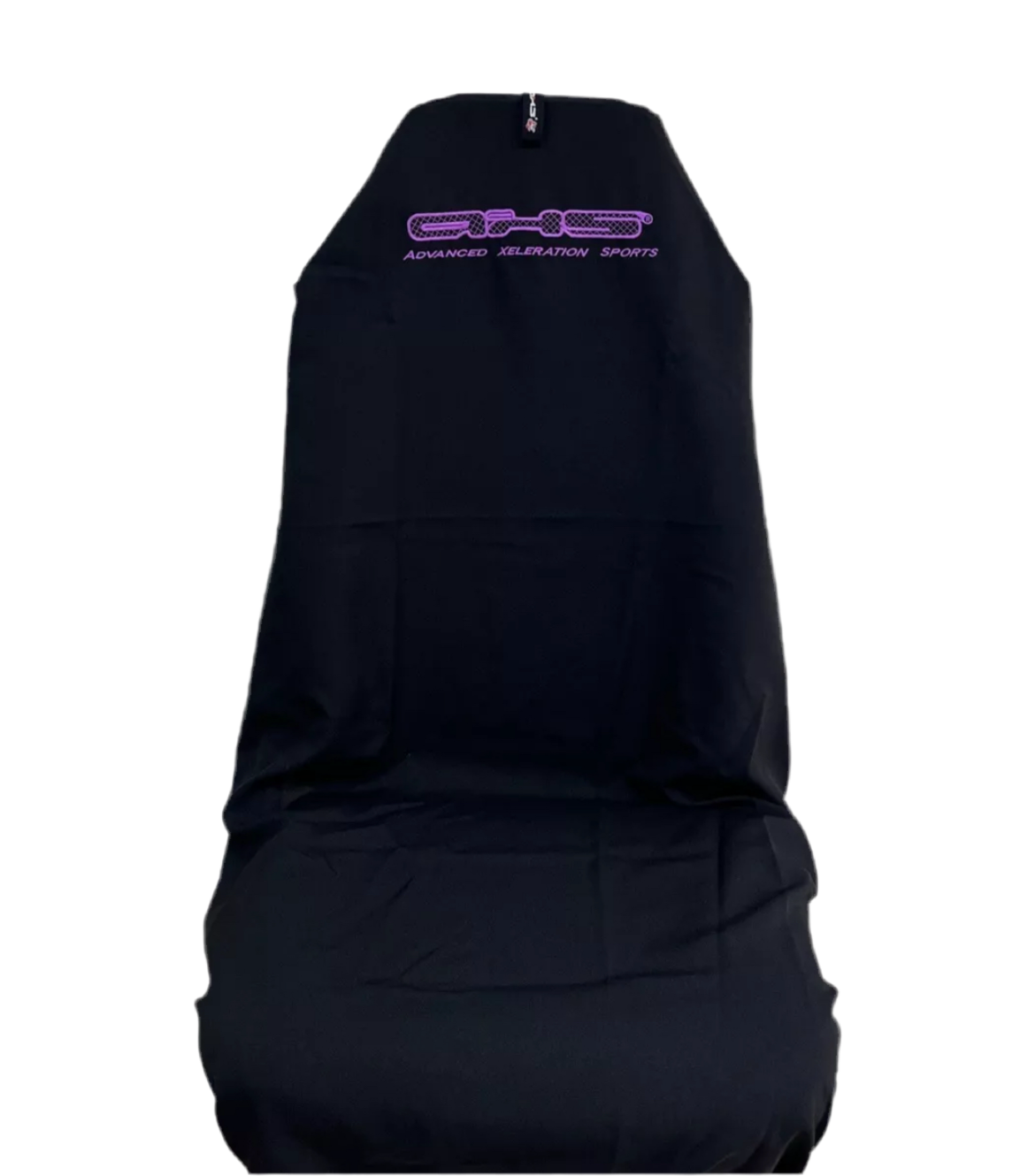 AXS Fluro Purple on Black Slip On Seat Cover