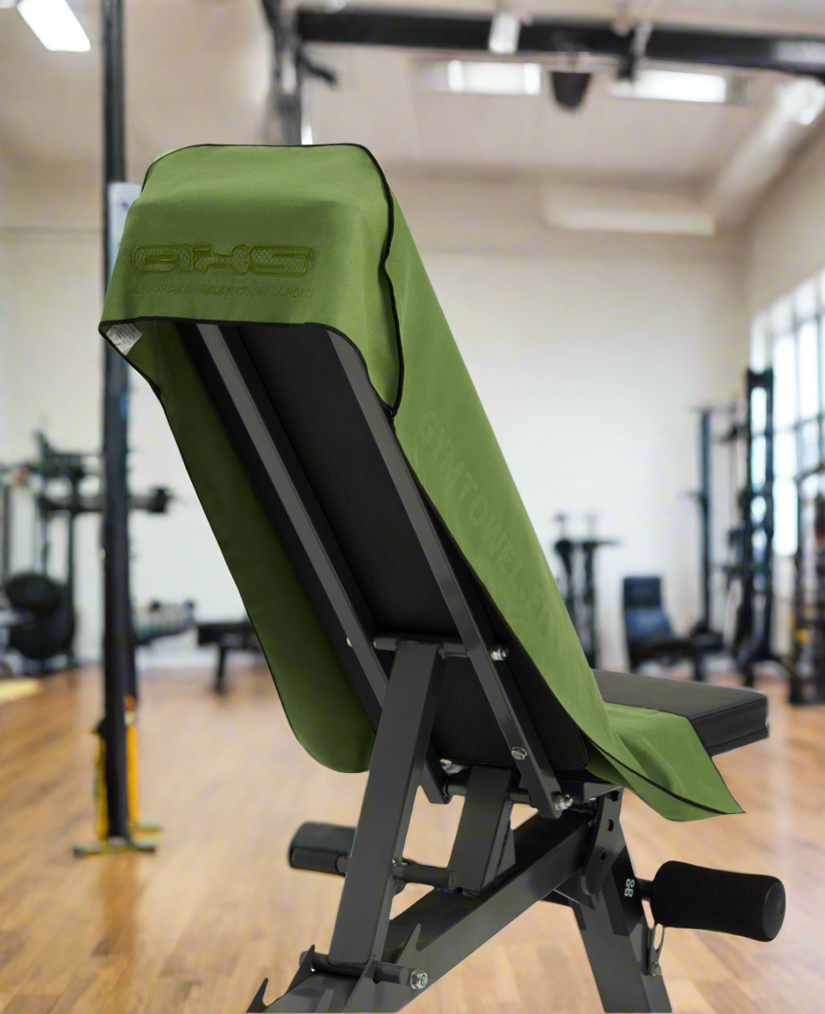 AXS Khaki Green Hooded Gym Towel