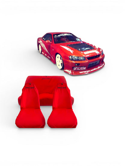 Red AXS Recaro-Bride Seat Slip-on’s