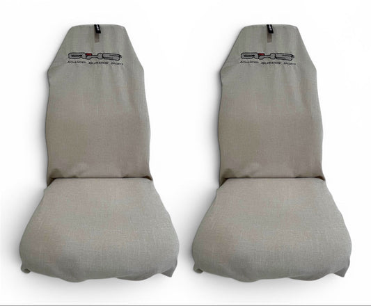 🇦🇺 Hand Made Textured Mocha AXS Pro Sports Slip On Seat Covers