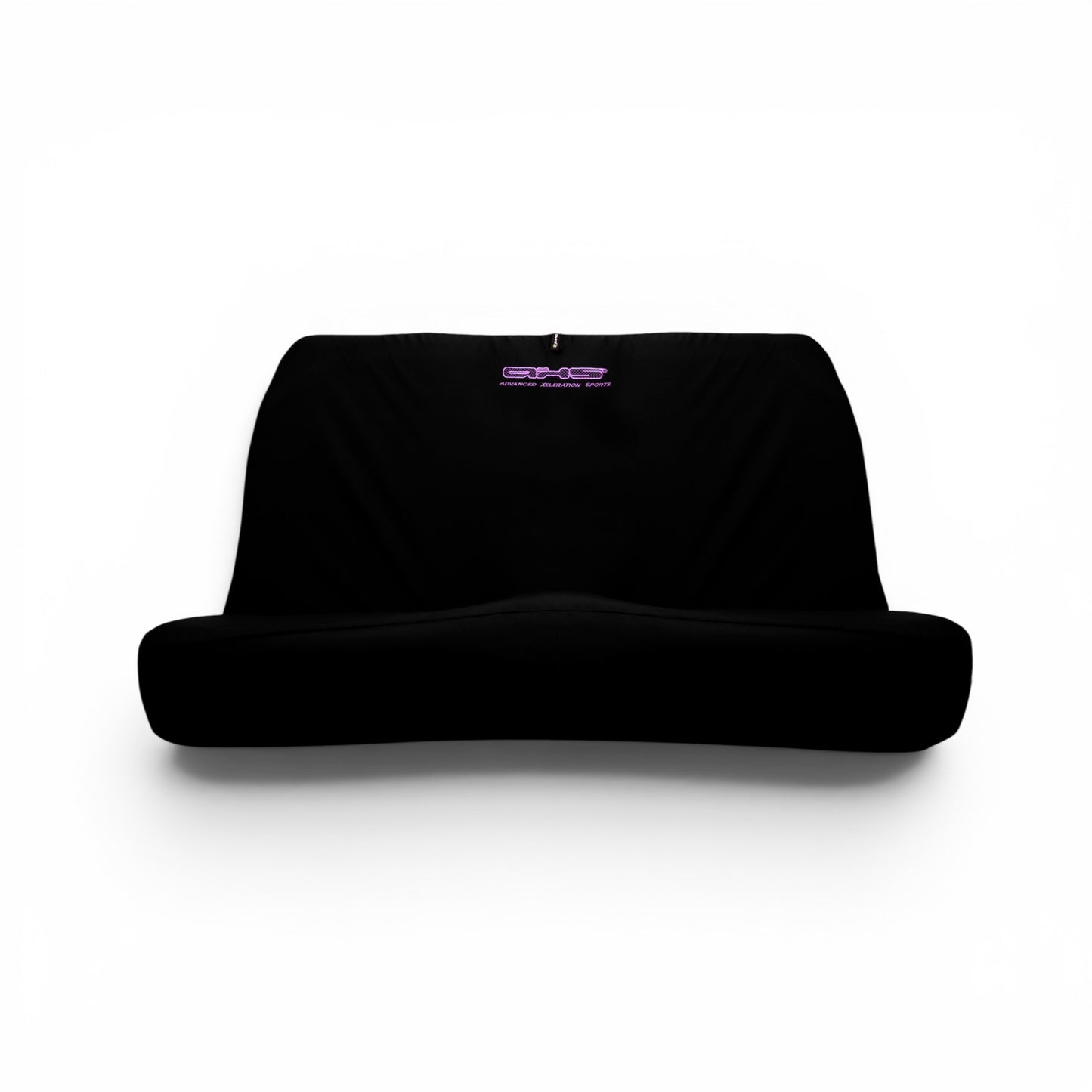 🇦🇺 Hand Made Fluro Purple AXS on Black Pro Sports Slip On Seat Covers