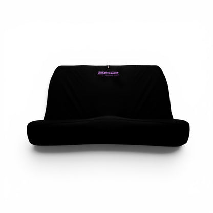 🇦🇺 Hand Made Fluro Purple AXS on Black Pro Sports Slip On Seat Covers