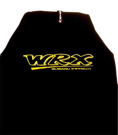 🇦🇺 Pair Blue Logo On Black Slip On Sports Seat Covers To Fit WRX Recaro & Bucket Seats