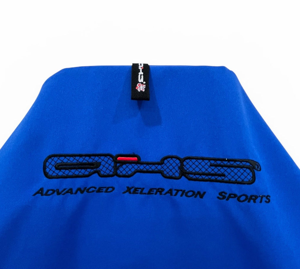 🇦🇺 Hand Made Royal Blue Genuine AXS Pro Sports Slip On Car Seat Covers