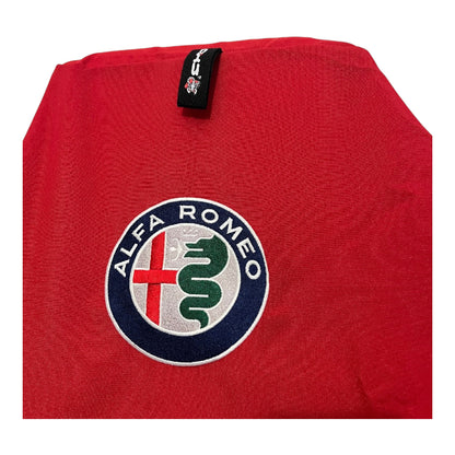 🇦🇺 Made Pair Classic Italiano 🇮🇹 Red Alfa Romeo Pro Sports Seat Covers