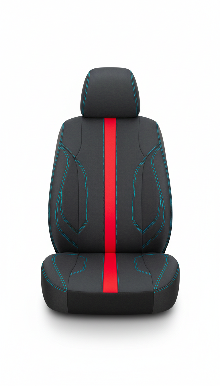 Signature Seat Cover With Contrast Stitching