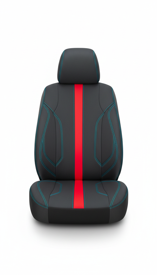 Signature Seat Cover With Contrast Stitching