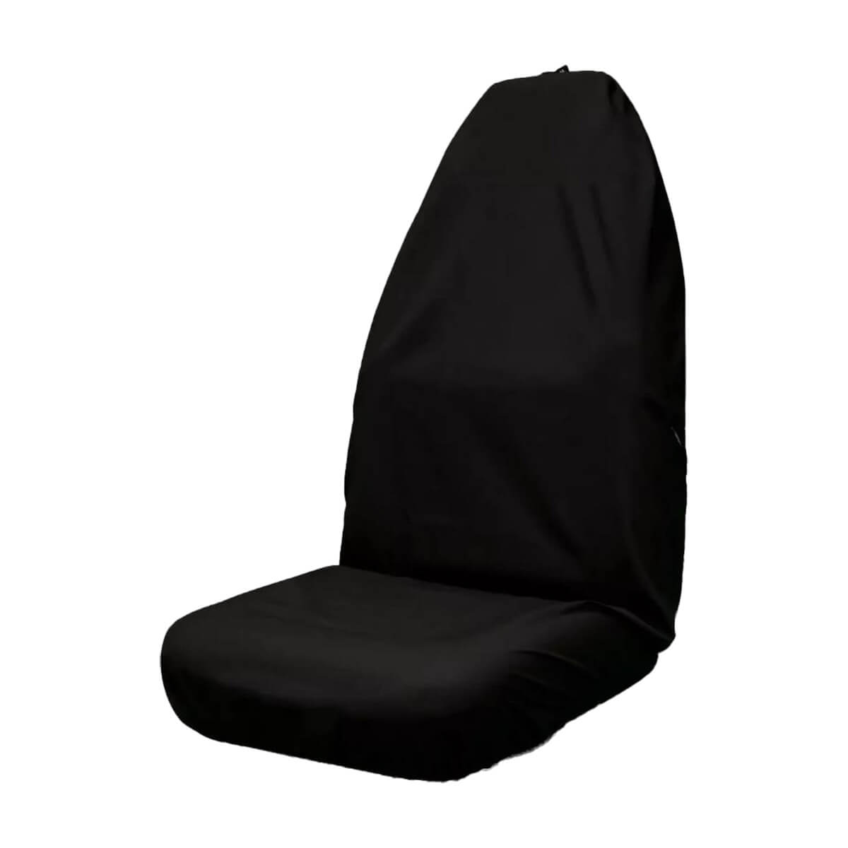 AXS Black Plain Slip On Seat Cover