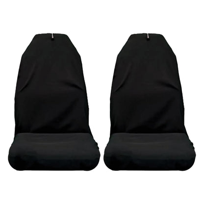 AXS Black Plain Slip On Seat Cover