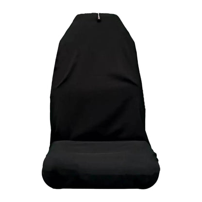 AXS Black Plain Slip On Seat Cover