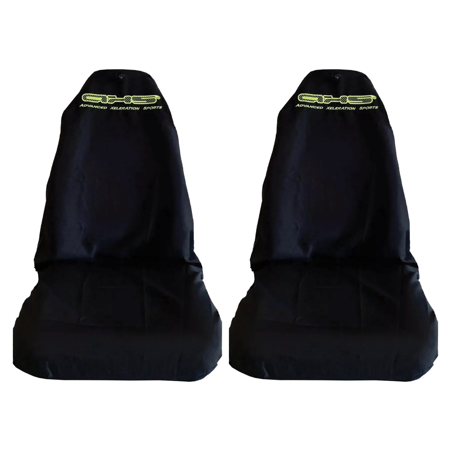 AXS Fluro Yellow on Black Slip On Seat Cover