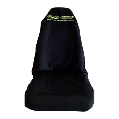 AXS Fluro Yellow on Black Slip On Seat Cover