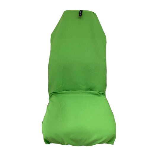 AXS Green Plain Slip On Seat Cover