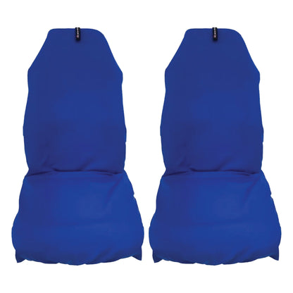 Plain Classic Royal Blue Universal AXS Slip-On's - Also fit Recaro & Bride Seats