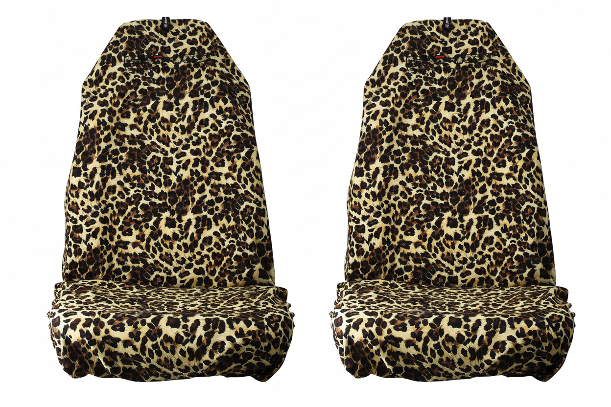 Leopard Print Classic AXS Pro Sports Seat Covers (🔥 Seller)