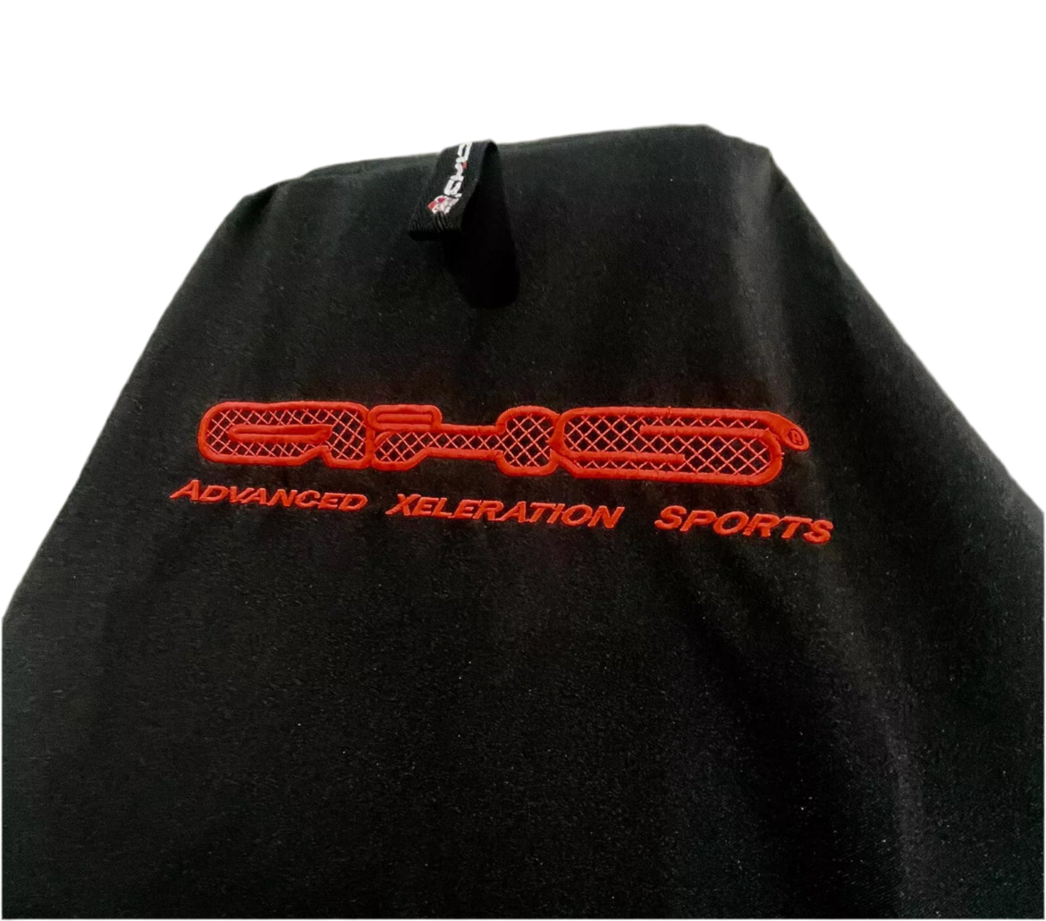 AXS Fluro Orange on Black Slip On Seat Cover