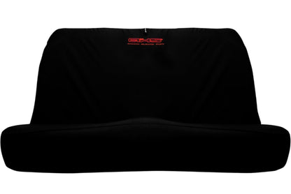 Neon Red AXS on Black Universal Fit Slip On’s