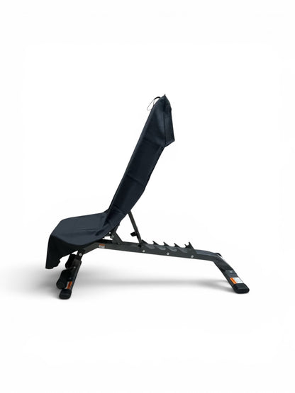 Now in Version 2.0! Black on Black AXS Pro Sports Hooded Gym bench-Beach-Car Seat Towel (XL)